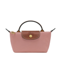 Longchamp Le Pliage Original Pouch with handle Pink Tea