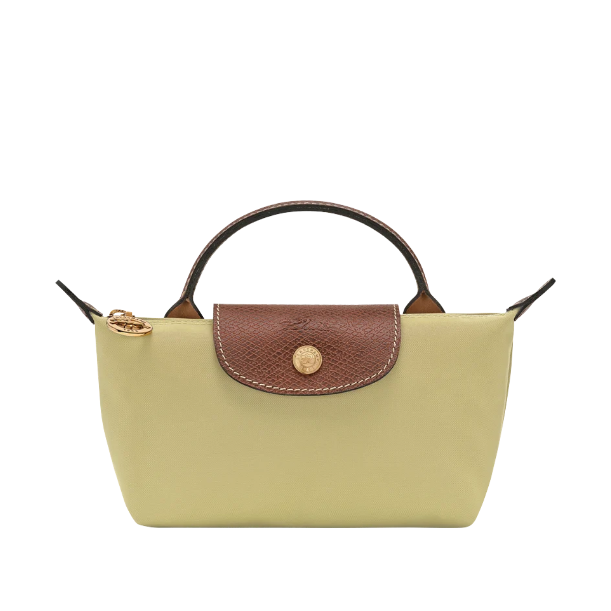 Longchamp Le Pliage Original Pouch with handle Pistachio
