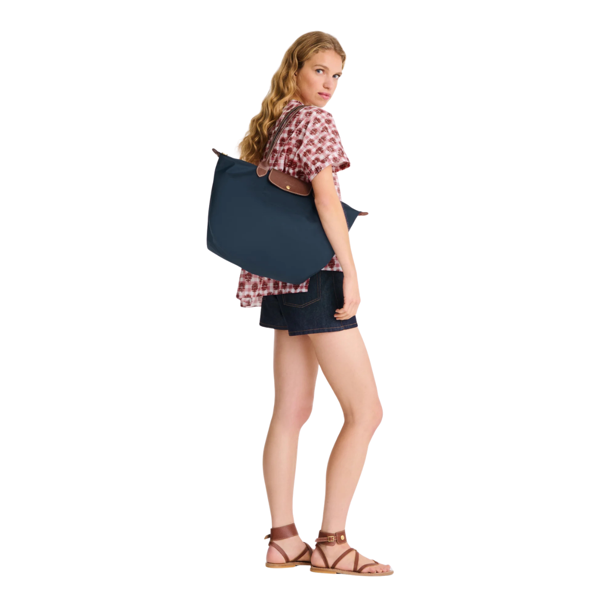 Le Pliage Original L Tote bag Navy