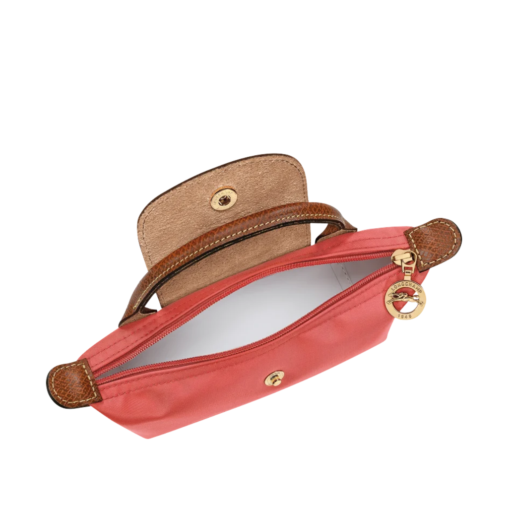 Longchamp Le Pliage Original Pouch with handle Strawberry