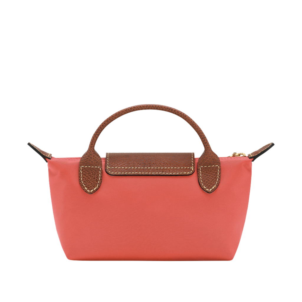 Longchamp Le Pliage Original Pouch with handle Strawberry
