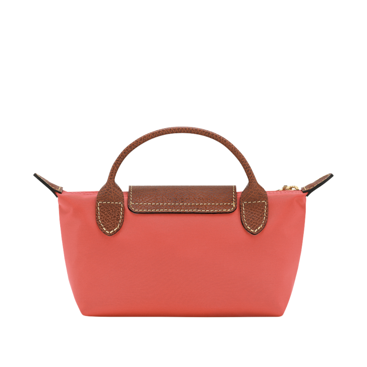 Longchamp Le Pliage Original Pouch with handle Strawberry