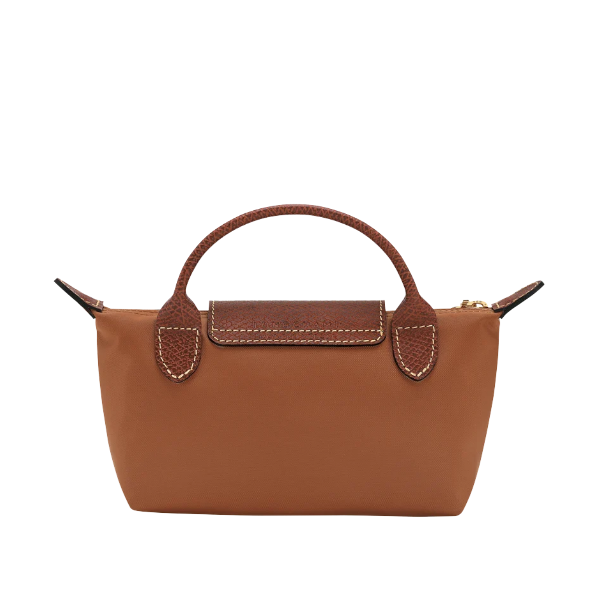 Longchamp Le Pliage Original Pouch with handle Cognac