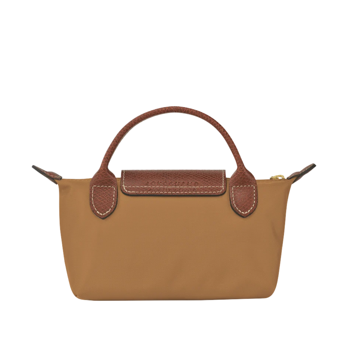 Longchamp Le Pliage Original Pouch with handle Fawn