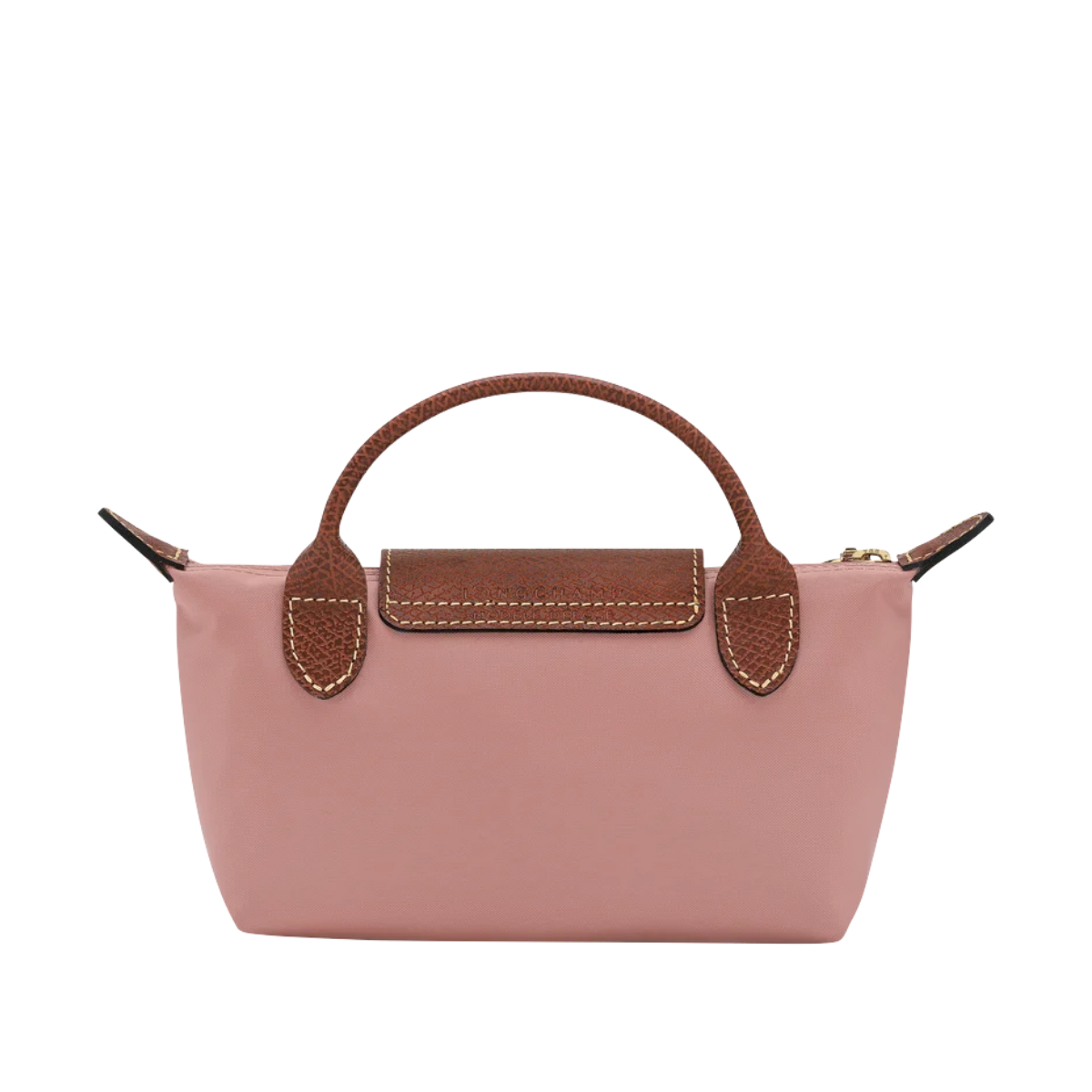 Longchamp Le Pliage Original Pouch with handle Pink Tea