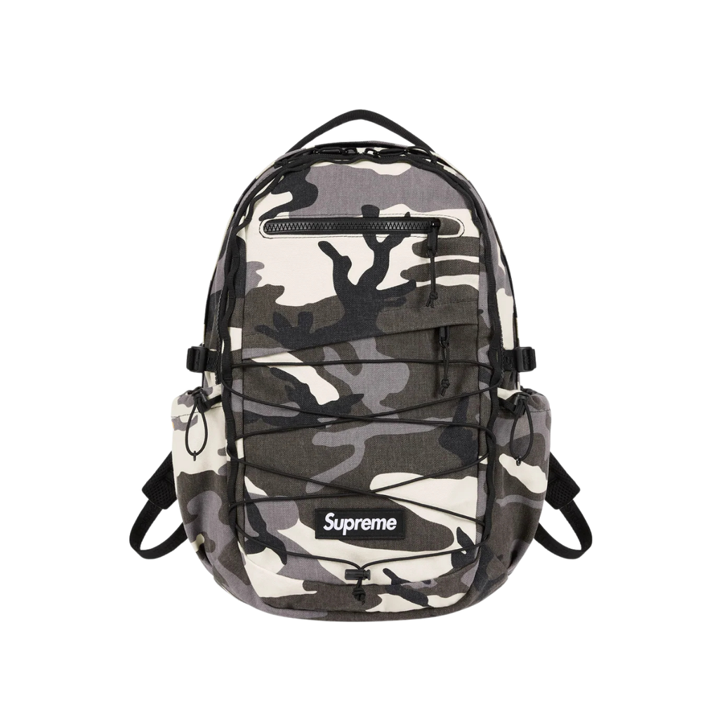Supreme Logo Backpack (SS25) Snow Camo