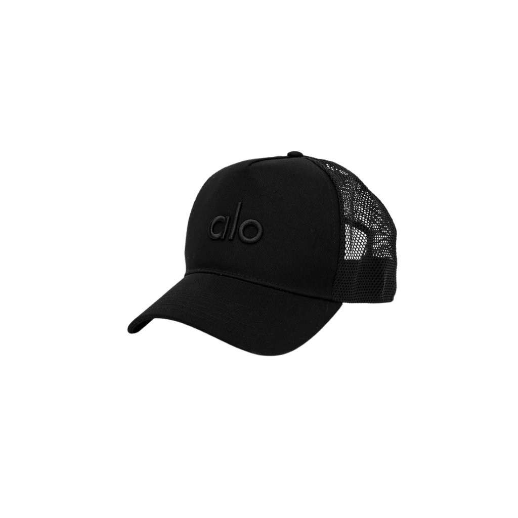 Alo Yoga District Trucker Hat Black