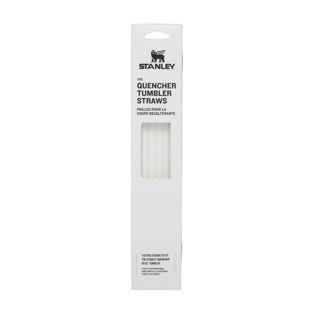 Stanley Adventure Quencher Travel Tumbler Straws | 40 OZ | 4-Pack Clear