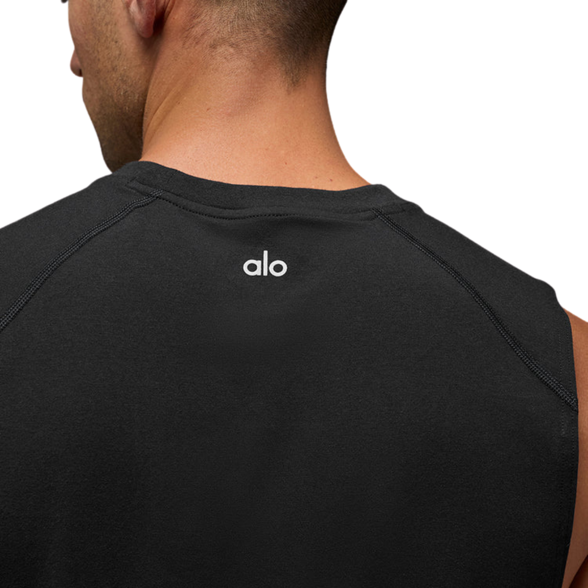 Alo Yoga Vapor Muscle Tank Black
