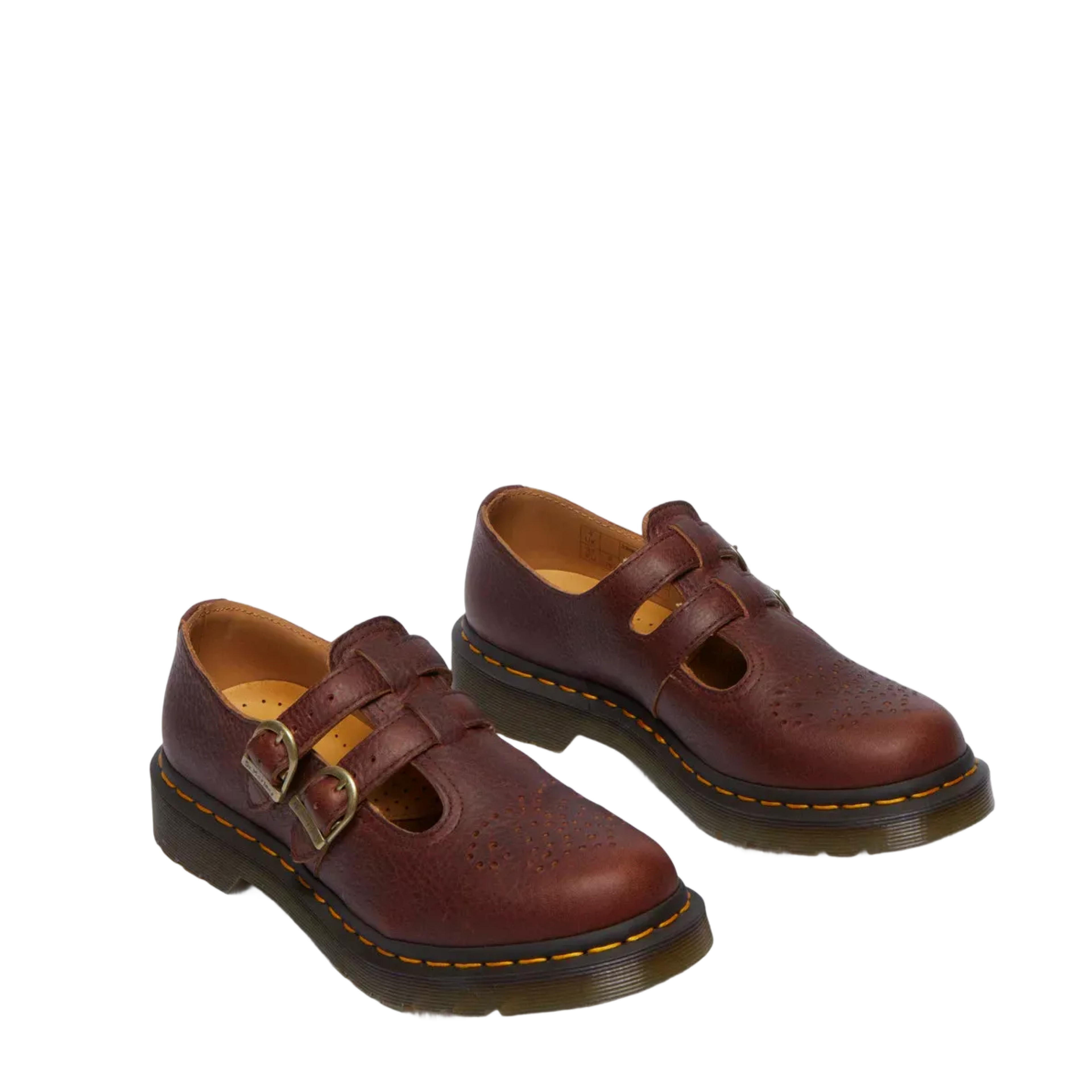 Dr Marten 8065 Ambassador Mary Jane Shoes Cashew