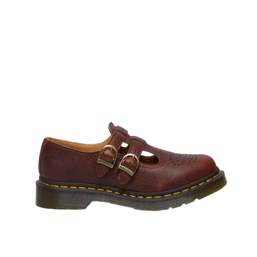 Dr Marten 8065 Ambassador Mary Jane Shoes Cashew