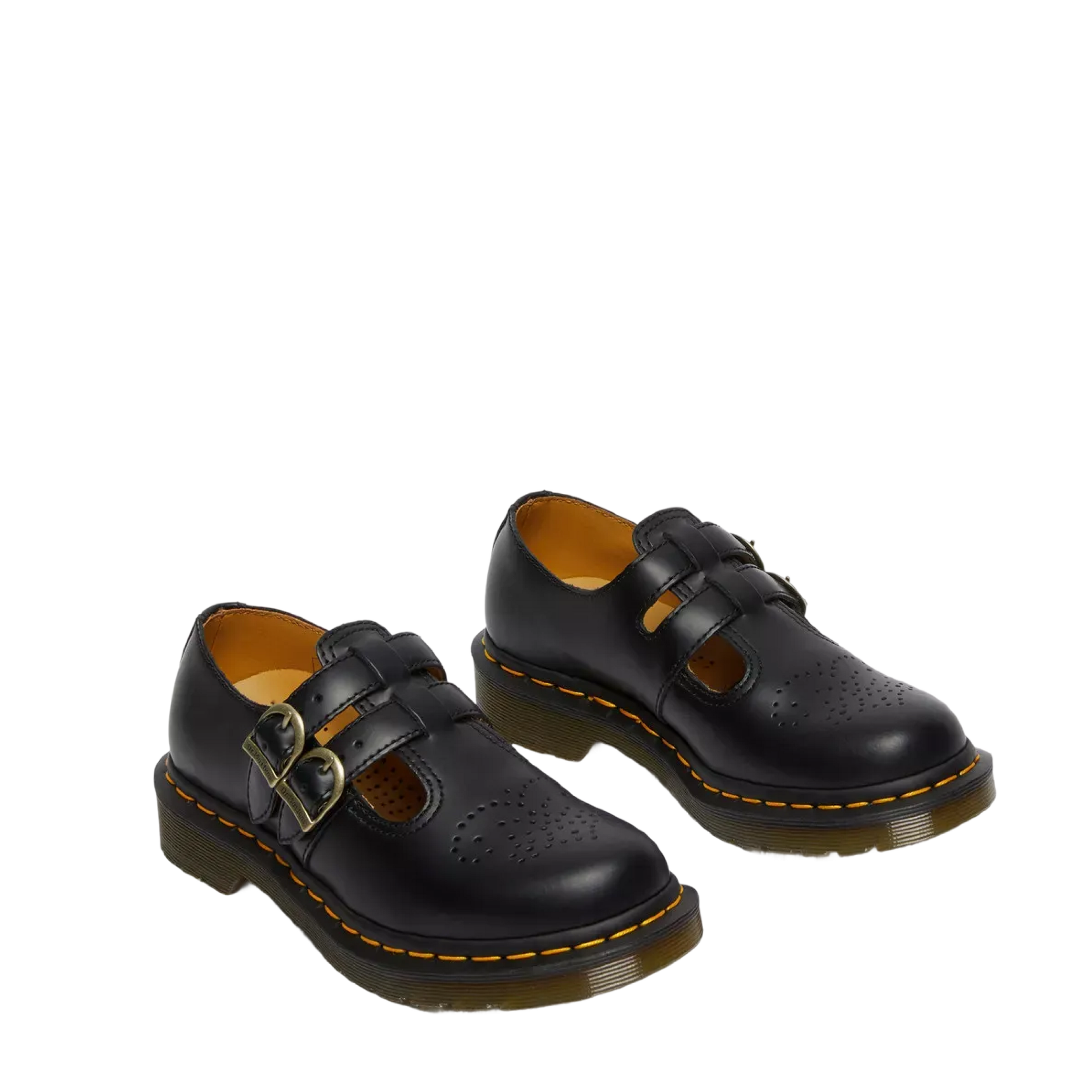 Dr Marten 8065 Smooth Leather Mary Jane Shoes Black