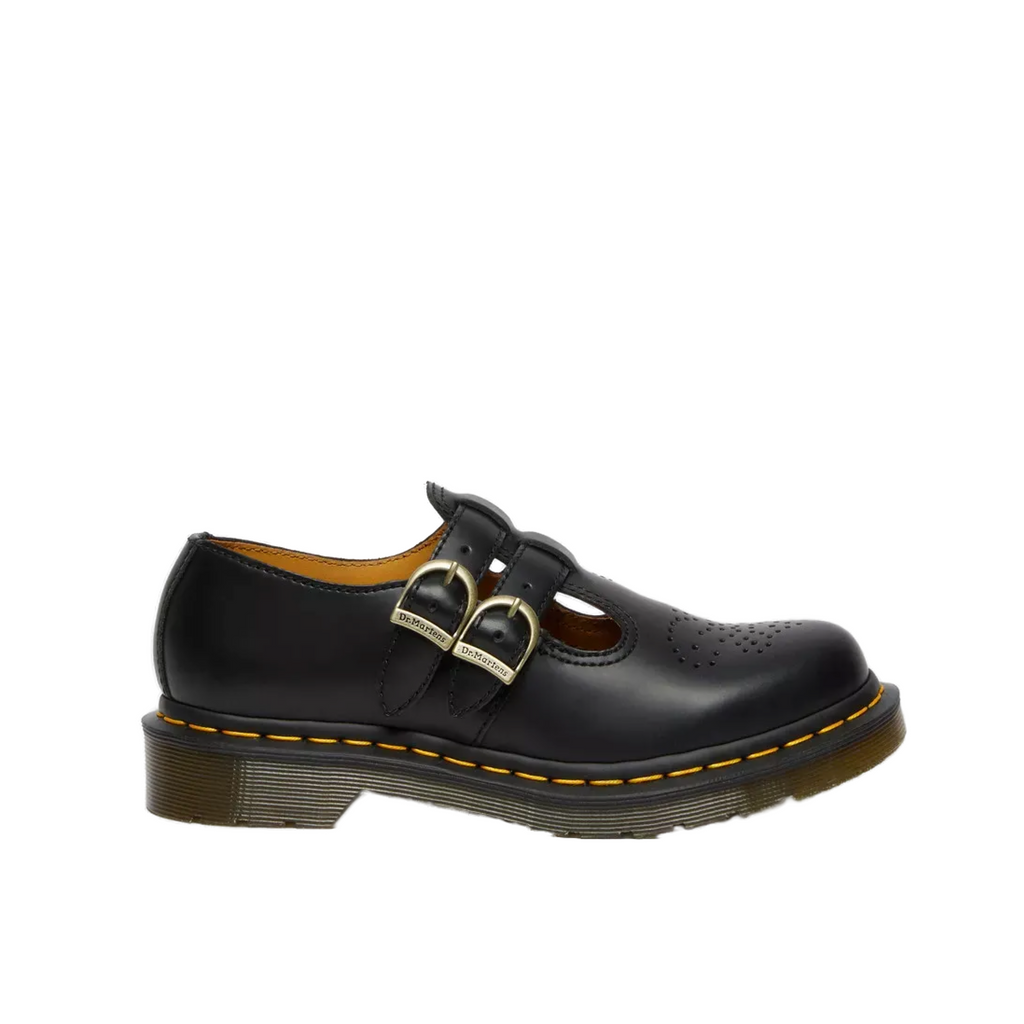 Dr Marten 8065 Smooth Leather Mary Jane Shoes Black
