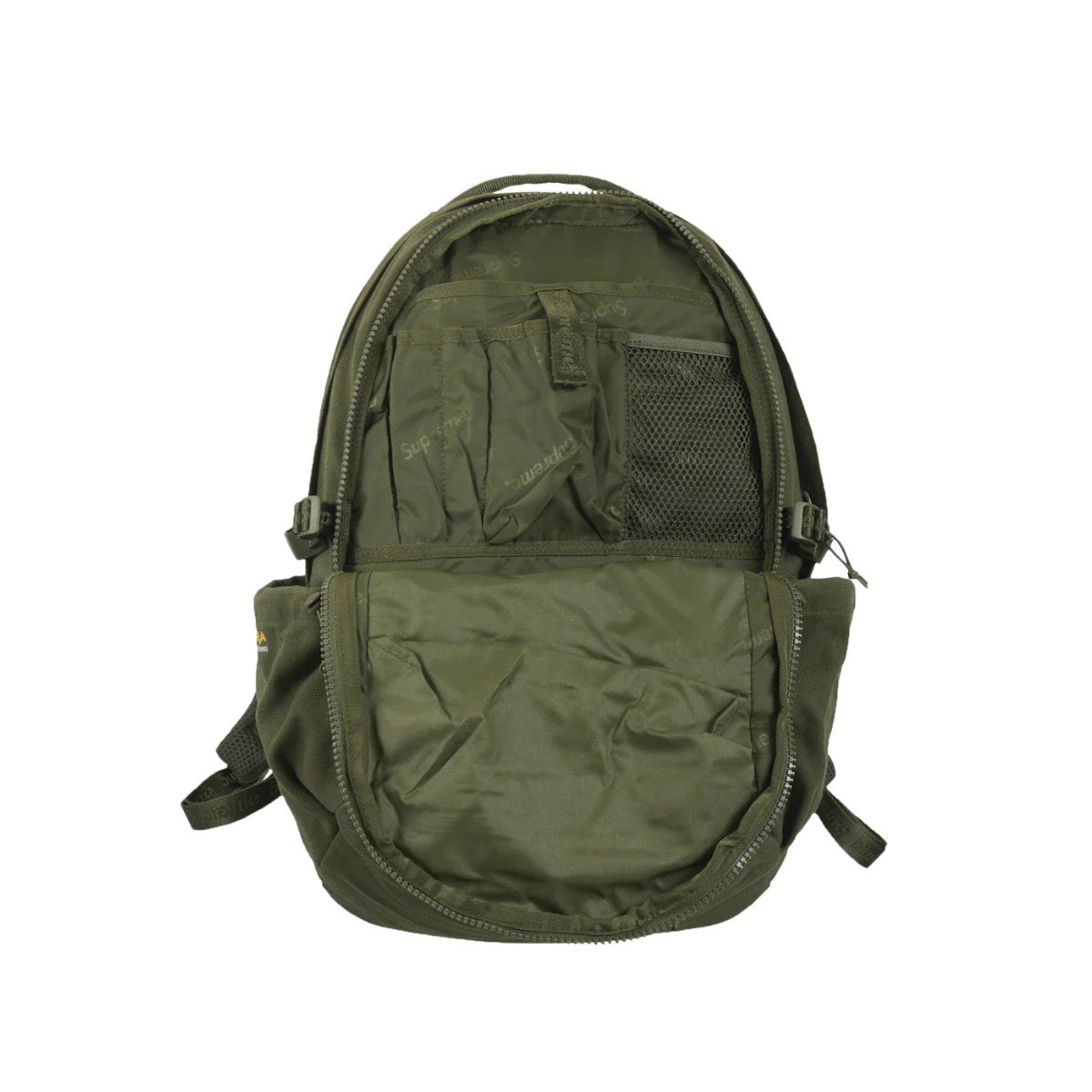 Supreme Logo Backpack (SS25) Olive