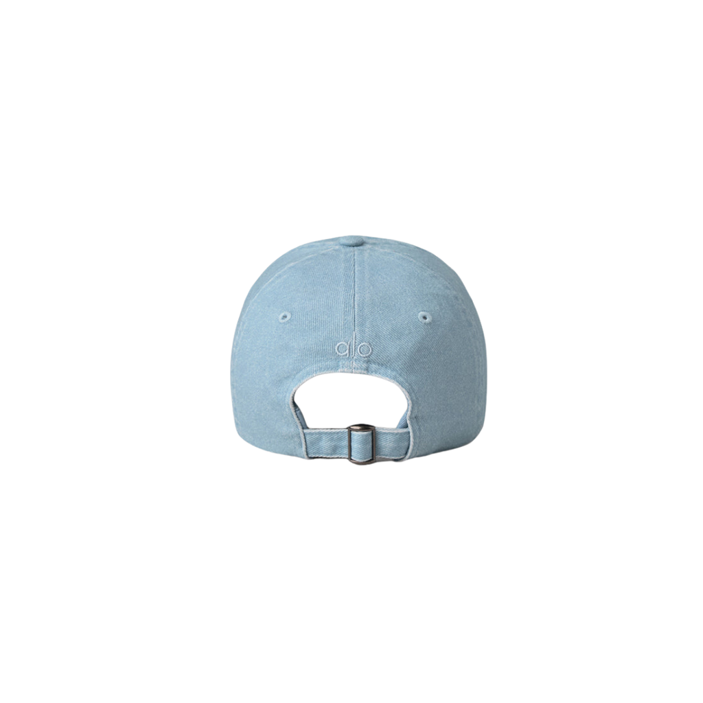 Alo Yoga Washed Off-Duty Cap Light Denim