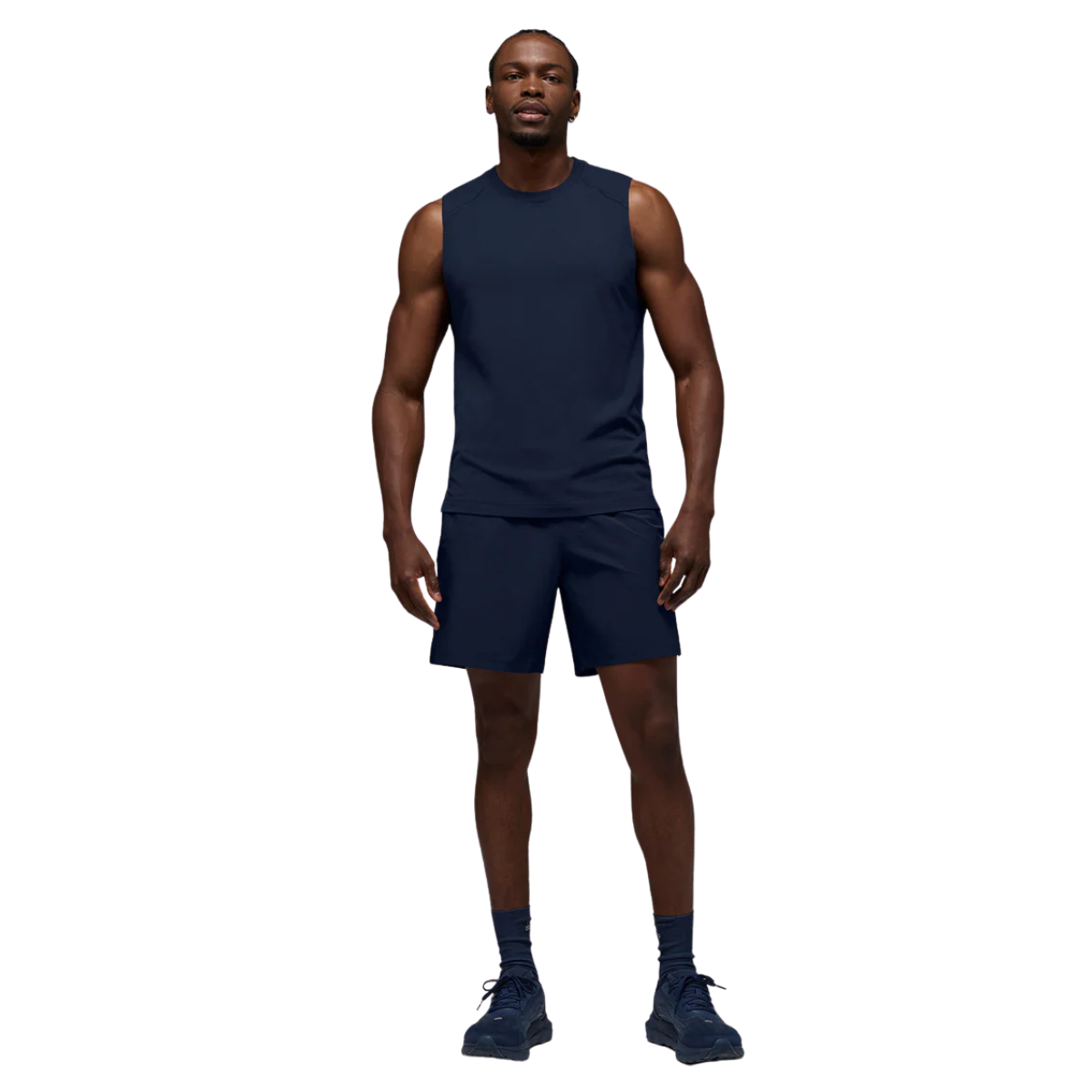 Alo Yoga Vapor Muscle Tank Navy