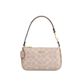 Coach Nolita 19 In Blocked Signature Canvas Gold Sand Tan