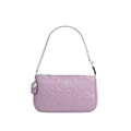 Coach Nolita 19 In Signature Leather With Heart Charm Silver