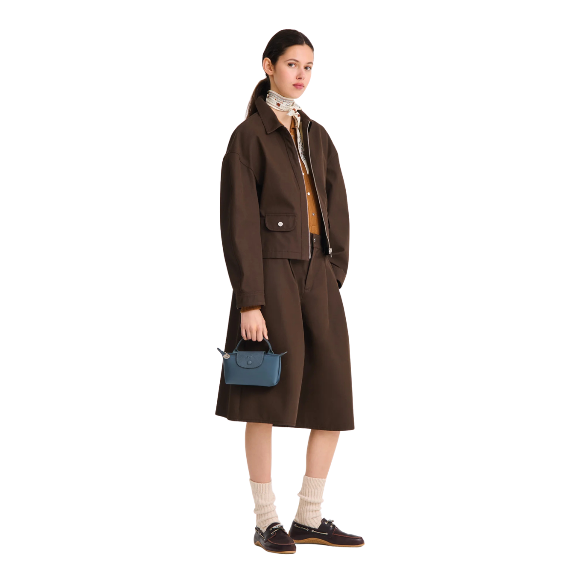 Longchamp Le Pliage One Pouch Anthracite
