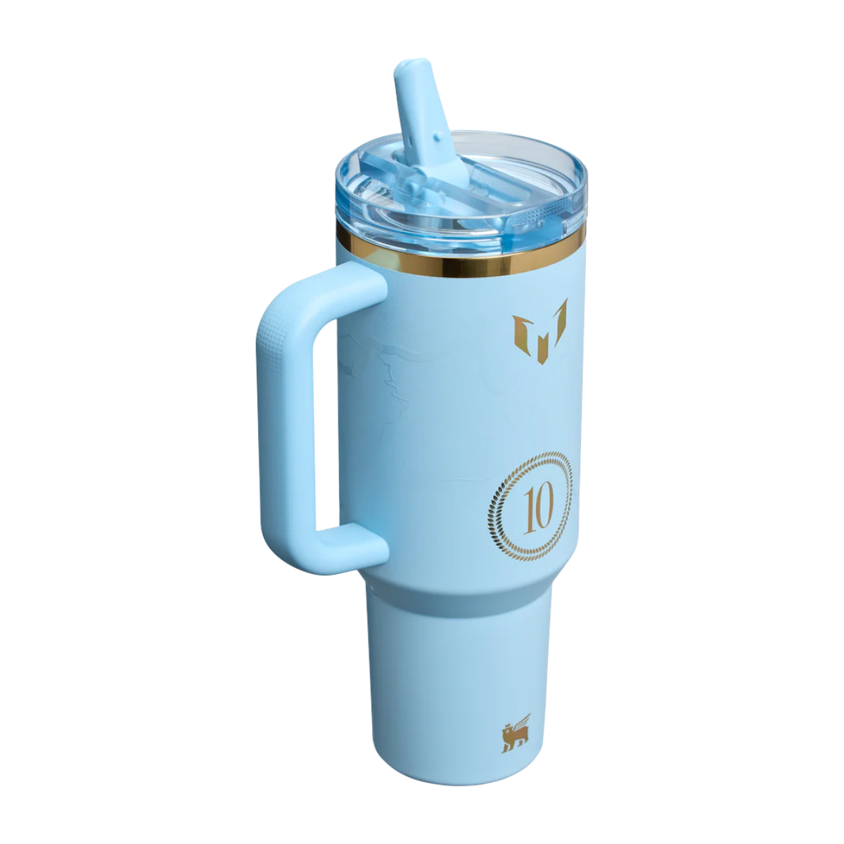 Stanley - The Messi x Stanley Quencher ProTour Flip Straw Tumbler | 40 OZ - Messi Striker Blue