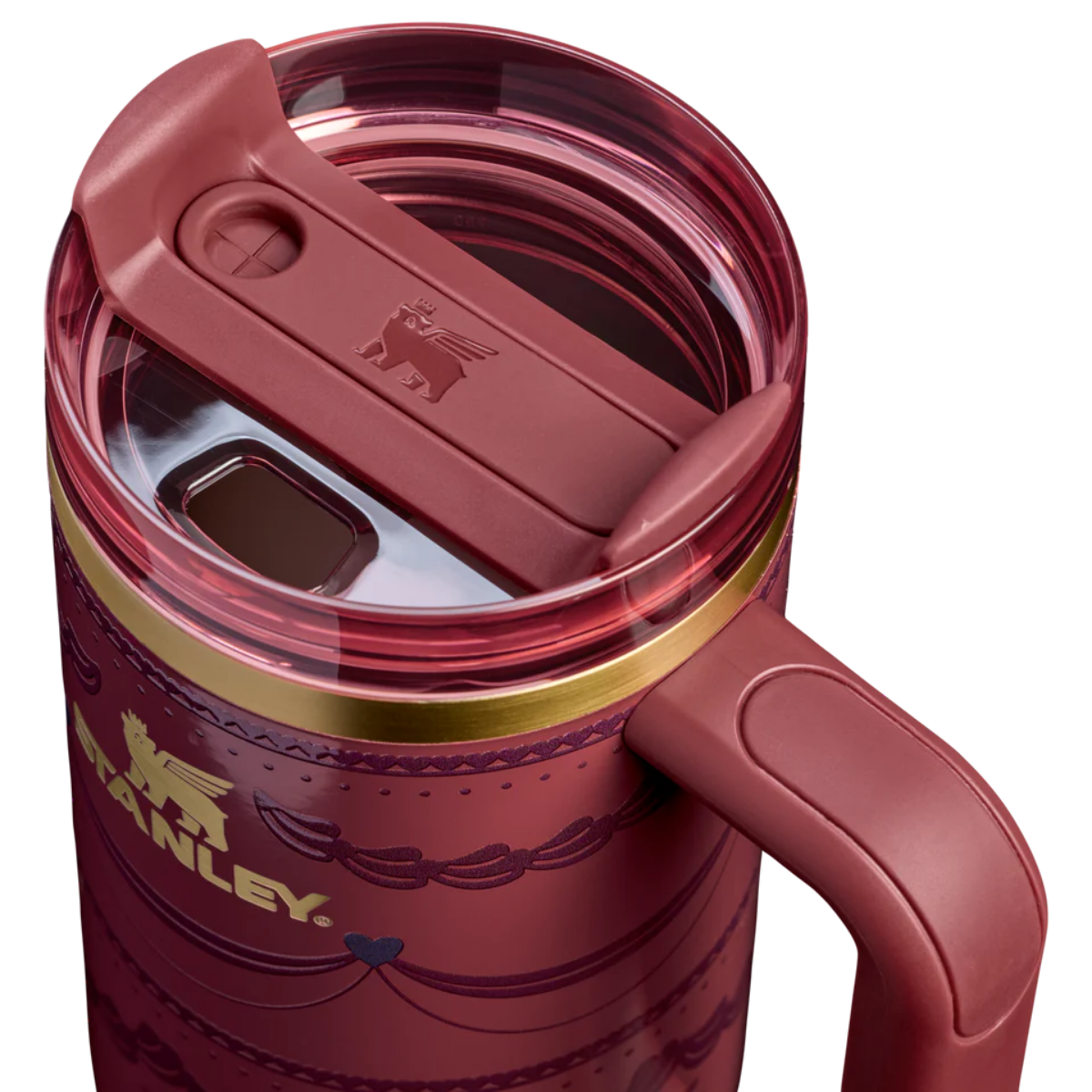Stanley The Valentine’s Day Quencher H2.0 Flowstate Tumbler | 30 OZ Red Velvet Cake