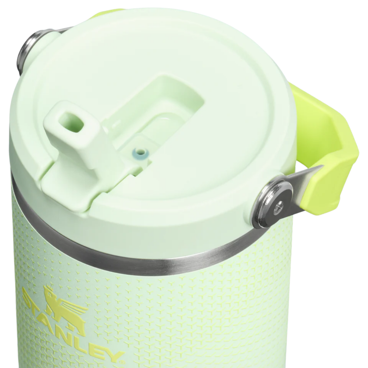 Stanley The IceFlow Flip Straw Tumbler | 30 OZ Honeydew Hypergrip
