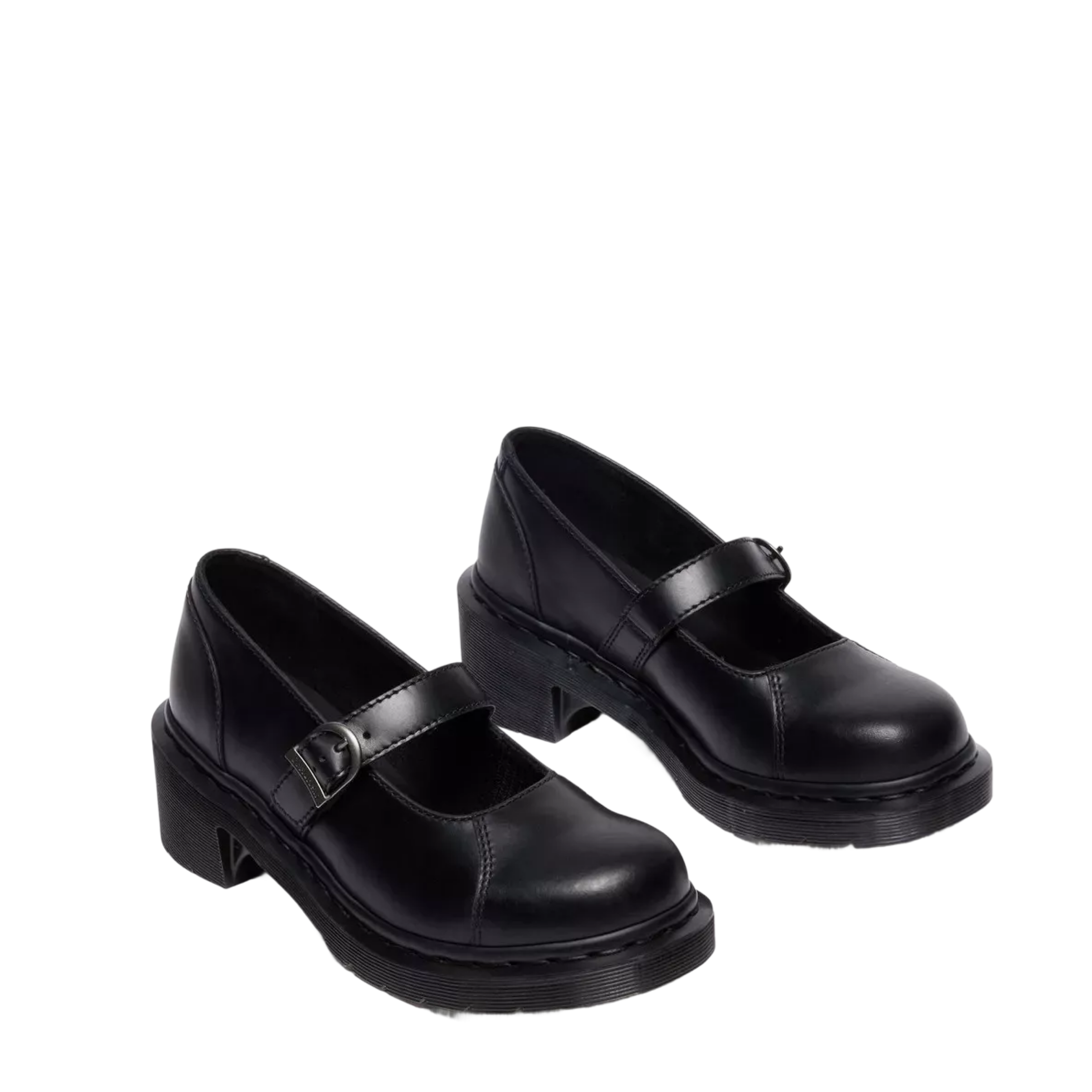 Dr Marten Alderstone Orleans Leather Mary Jane Shoes Black