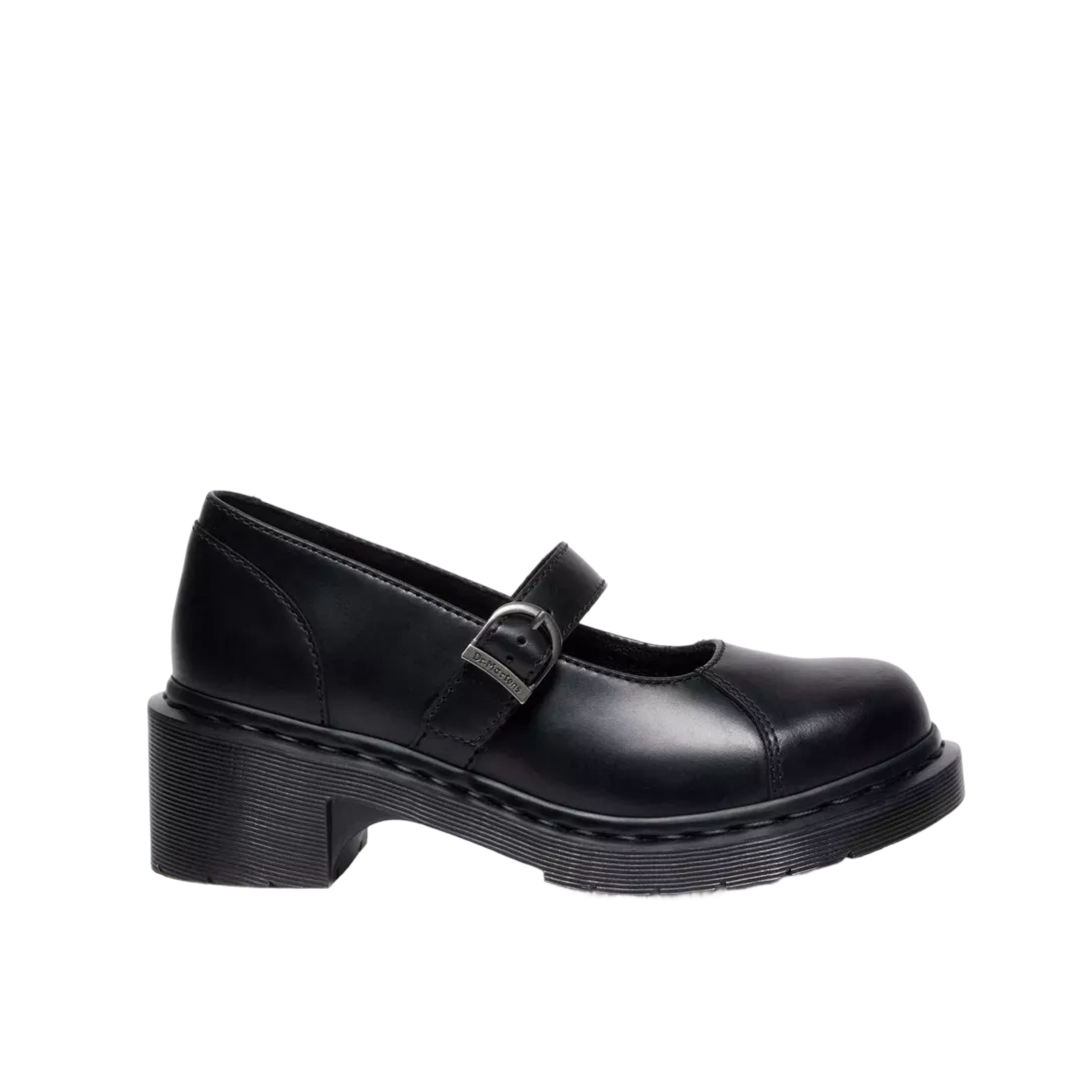 Dr Marten Alderstone Orleans Leather Mary Jane Shoes Black