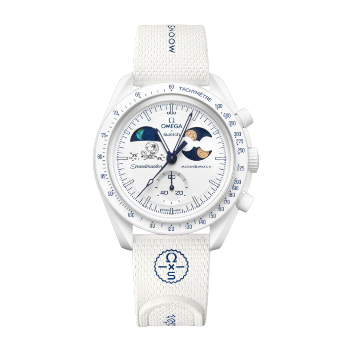Swatch x Omega Bioceramic Moonswatch MISSION TO EARTHPHASE MOONSHINE GOLD Cold Moon