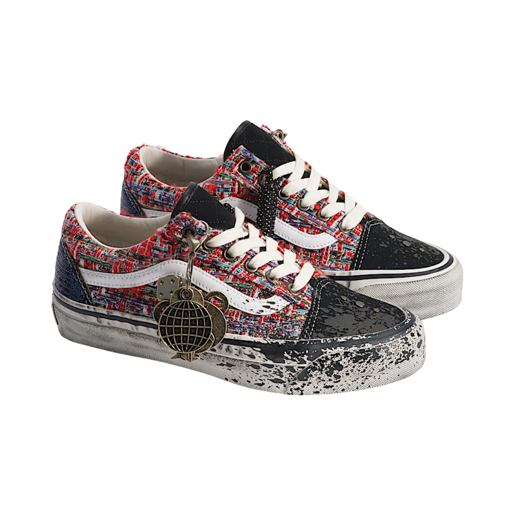 Vans Premium Old Skool Charms Red Black