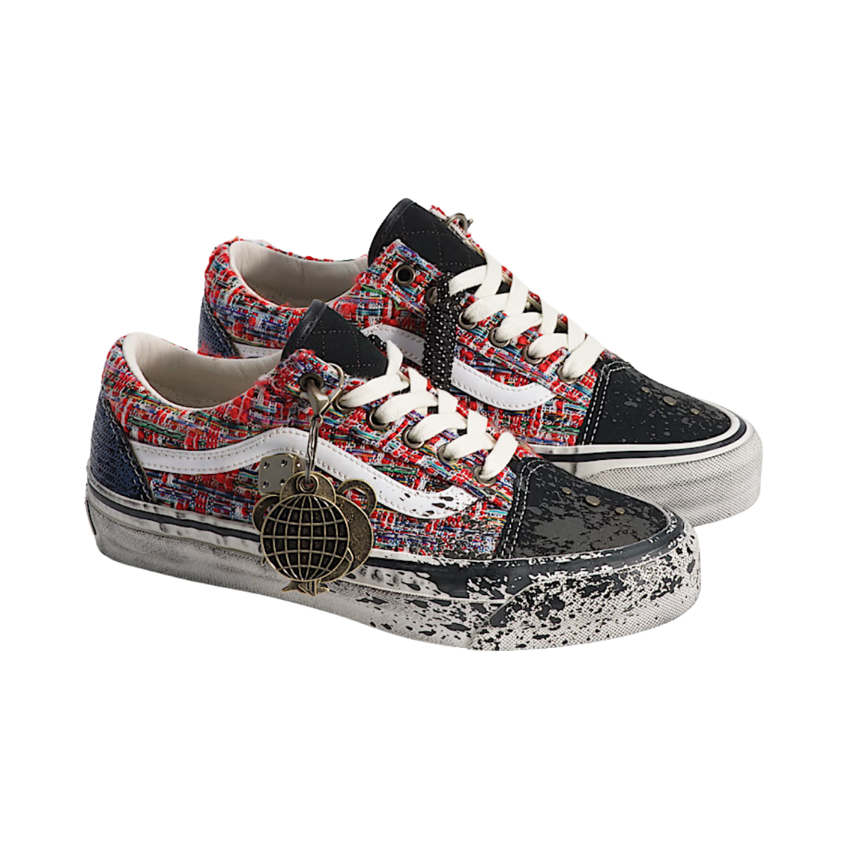 Vans Premium Old Skool Charms Red Black