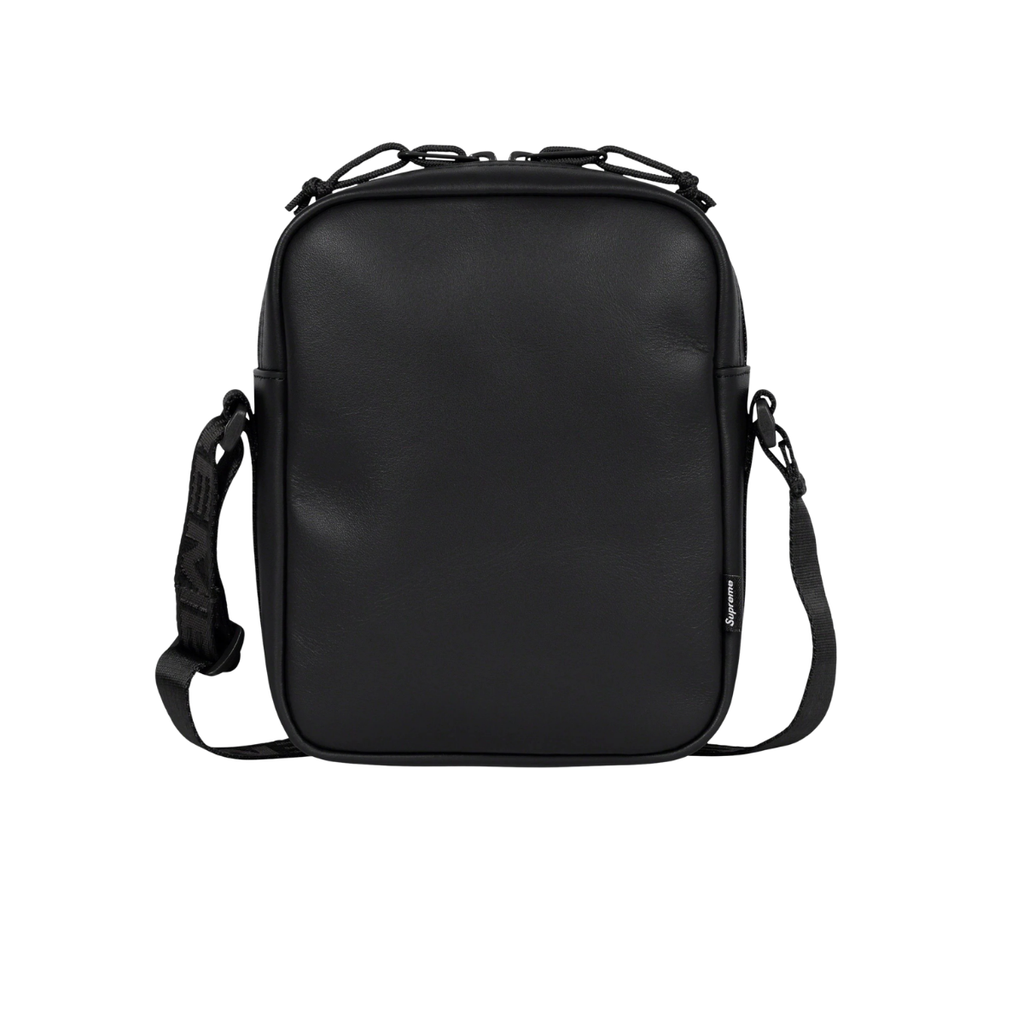 Supreme Leather Shoulder Bag Black