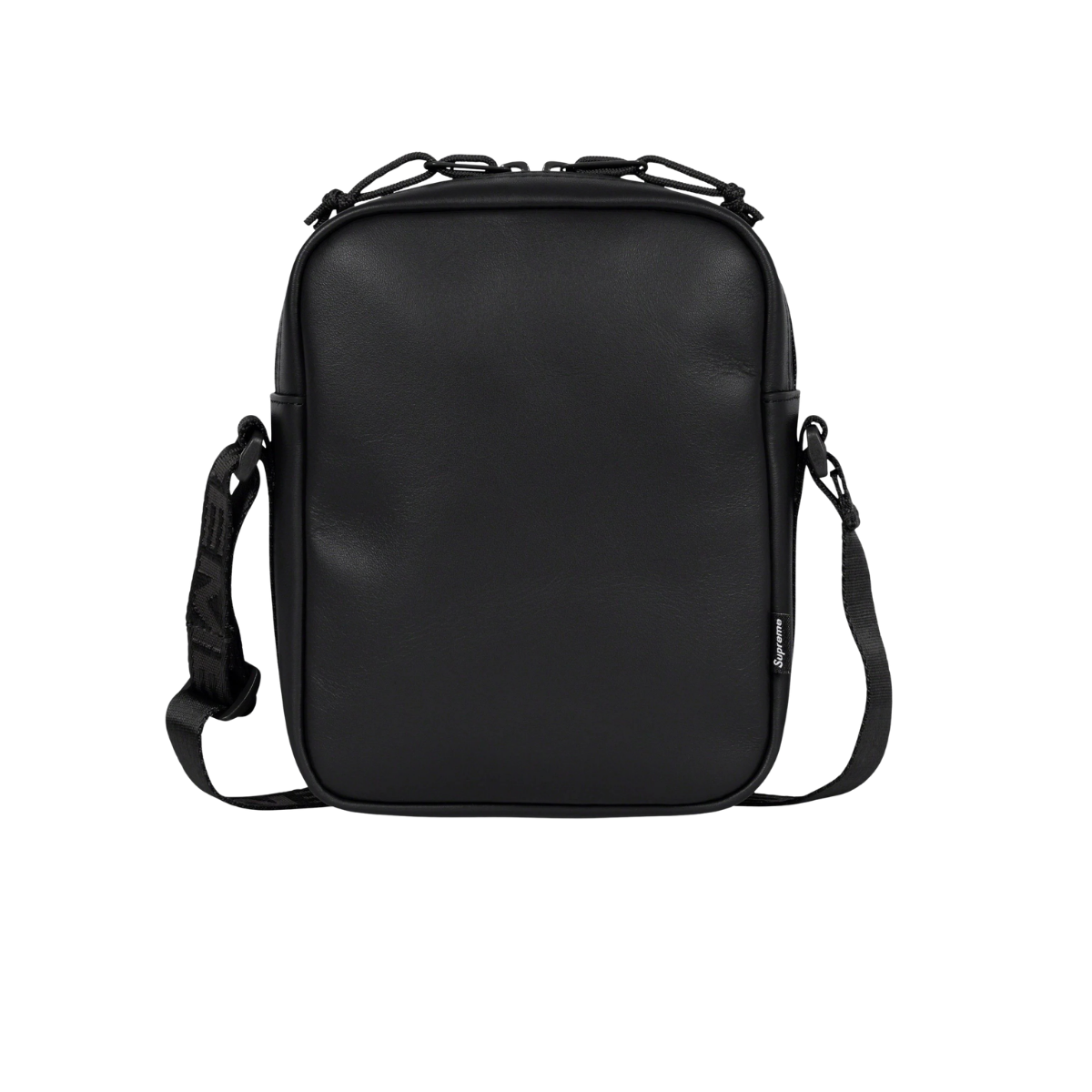 Supreme Leather Shoulder Bag Black