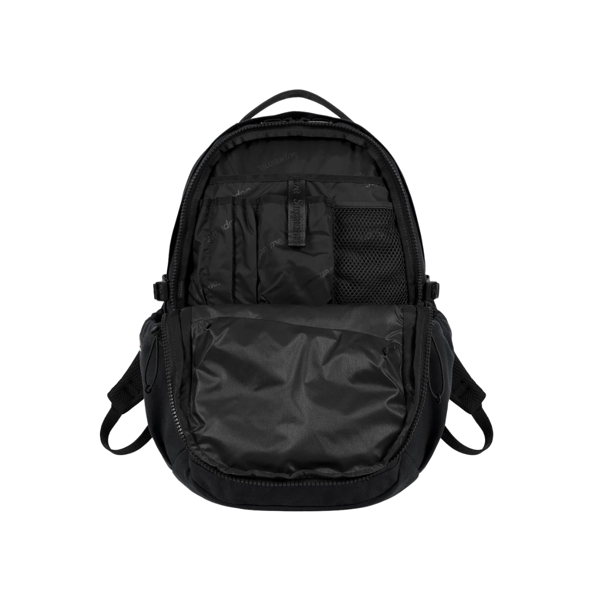 Supreme Logo Backpack (SS25) Black