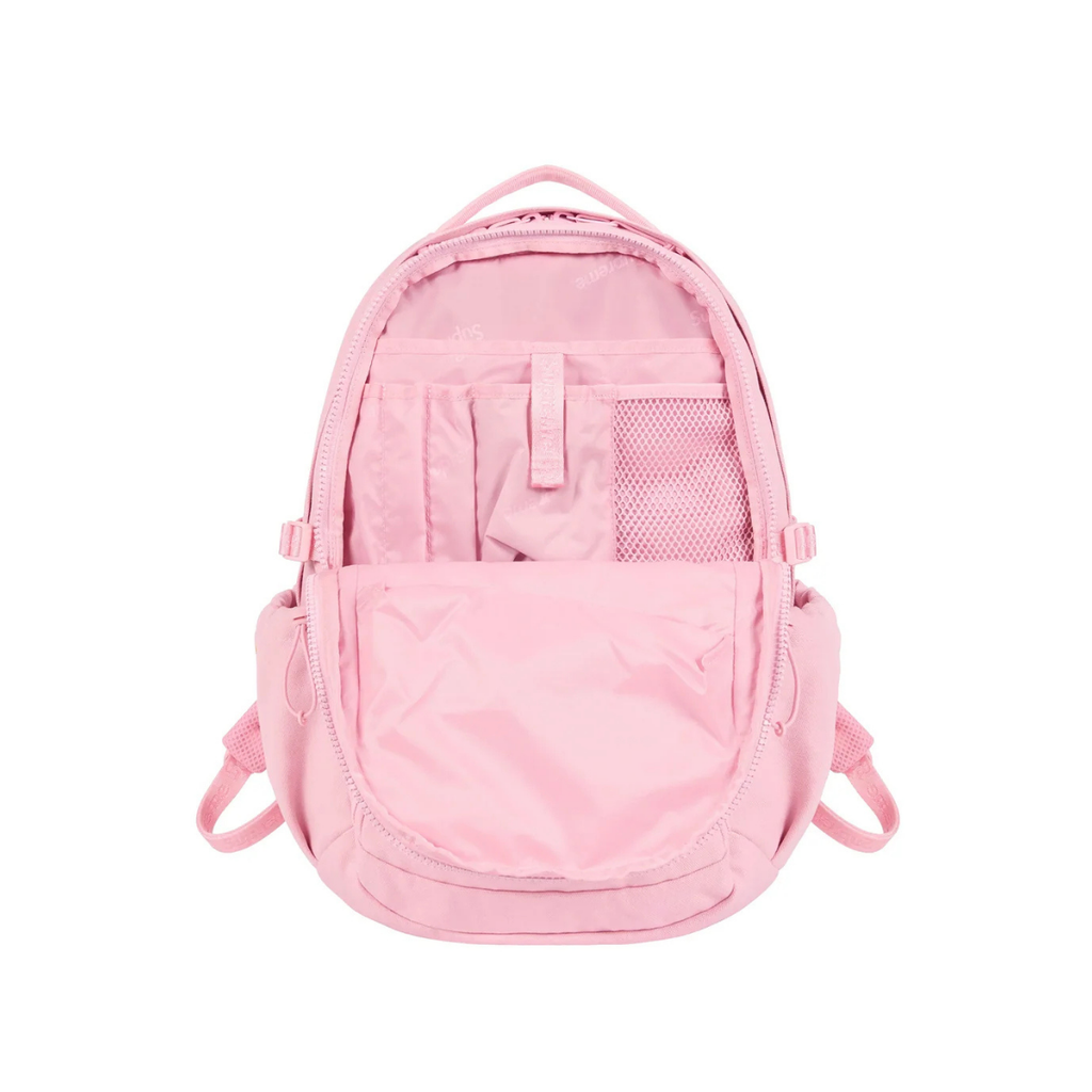 Supreme Logo Backpack (SS25) Light Pink