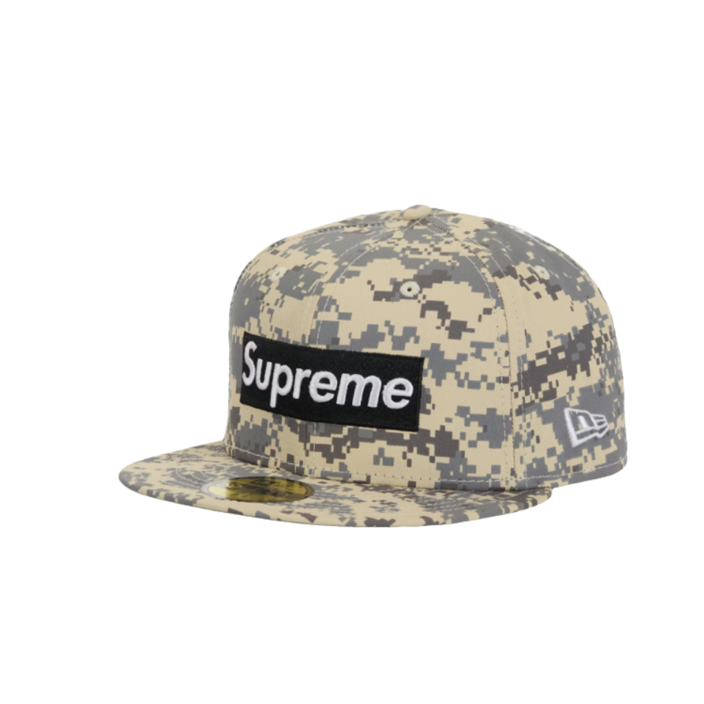 Supreme MLB Teams Box Logo New Era 59Fifty Cap Digital Camo