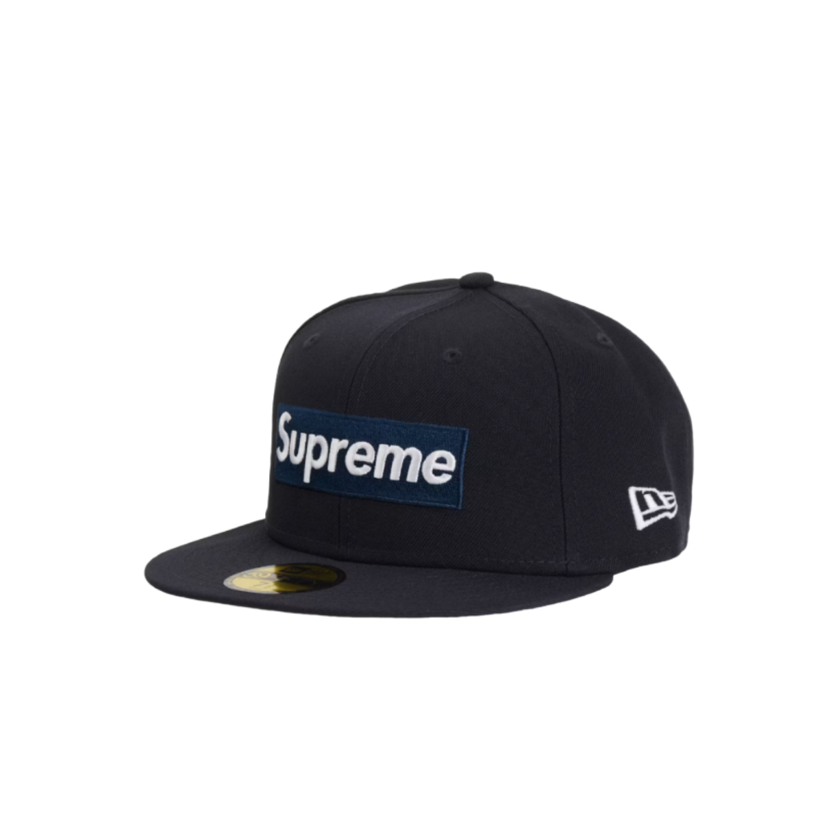 Supreme MLB Teams New York Box Logo New Era 59Fifty Fitted Cap Navy