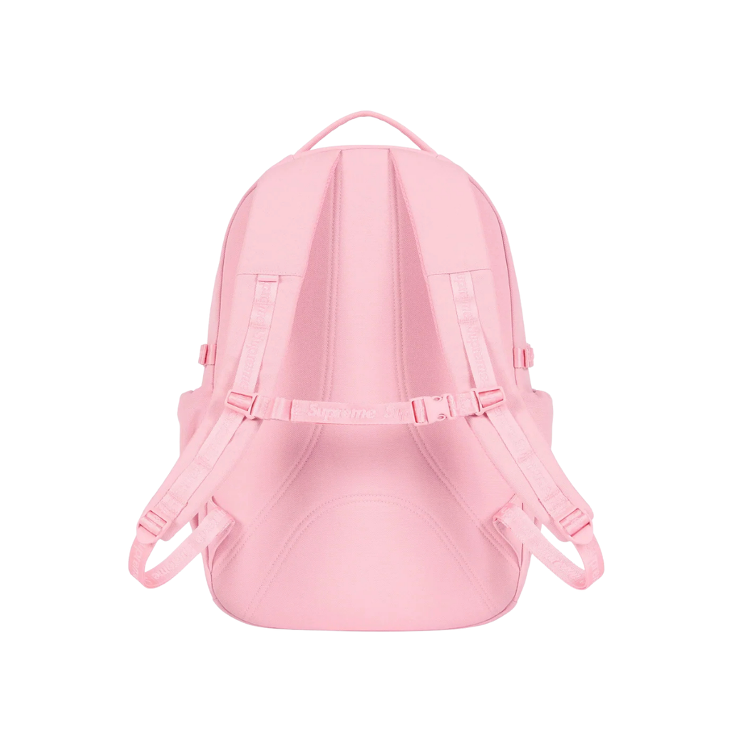 Supreme Logo Backpack (SS25) Light Pink