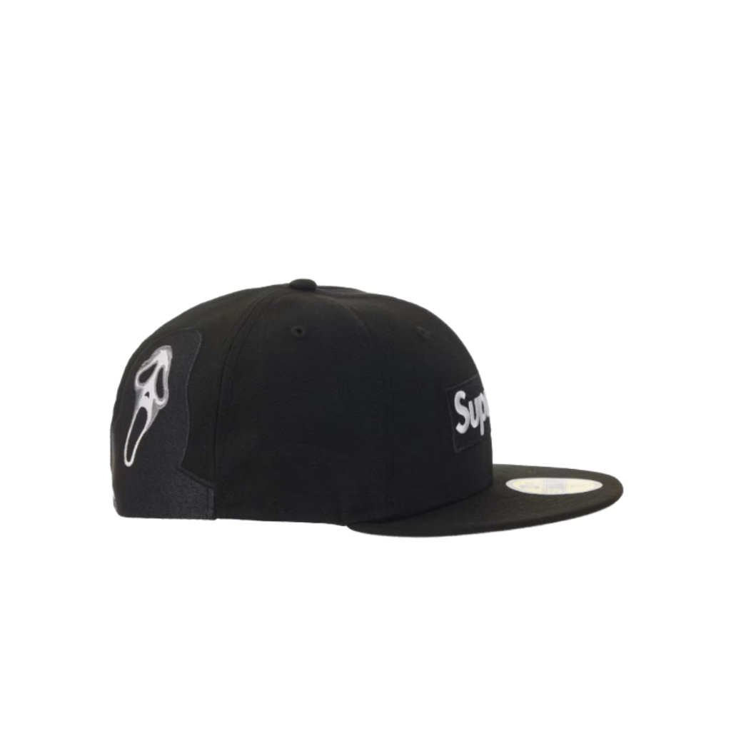 Supreme Ghostface Box Logo New Era 59Fifty Cap Black