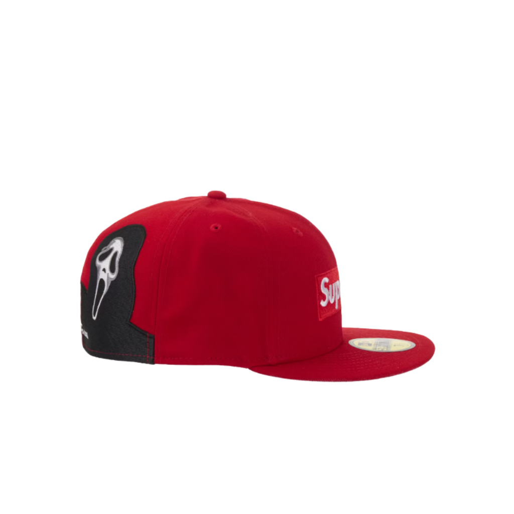 Supreme Ghostface Box Logo New Era 59Fifty Cap Red
