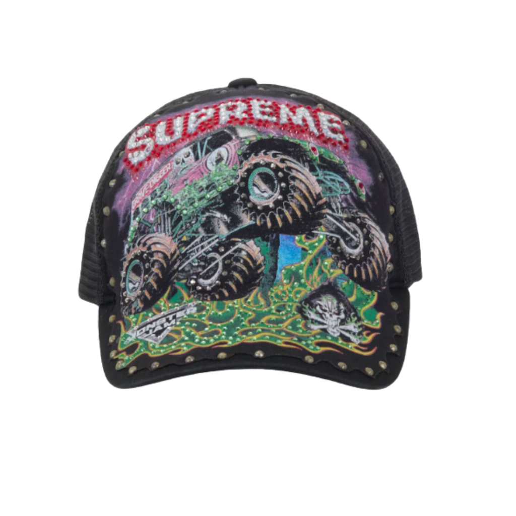 Supreme Grave Digger Mesh Back 5-Panel Black