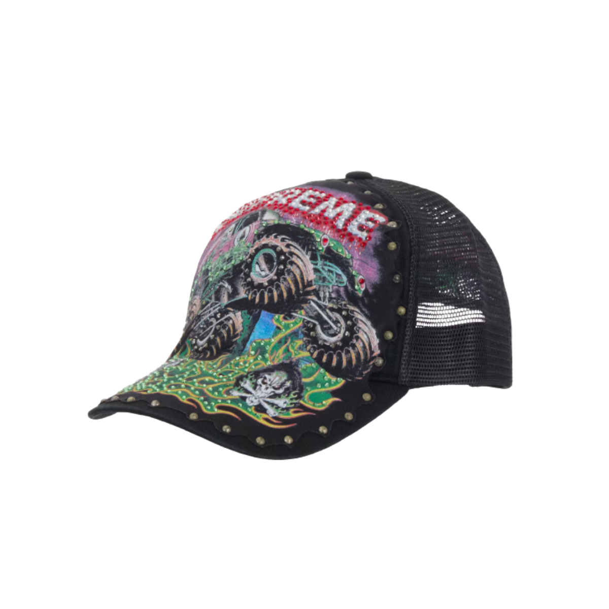 Supreme Grave Digger Mesh Back 5-Panel Black
