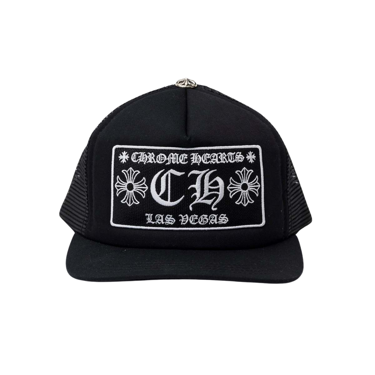 Chrome Hearts CH Las Vegas Trucker Hat Black