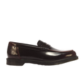 Dr Marten Mayfare Rub Off Leather Loafers Cherry Red