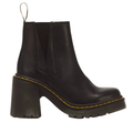 Dr Marten Spence Leather Flared Heel Chelsea Boots Black