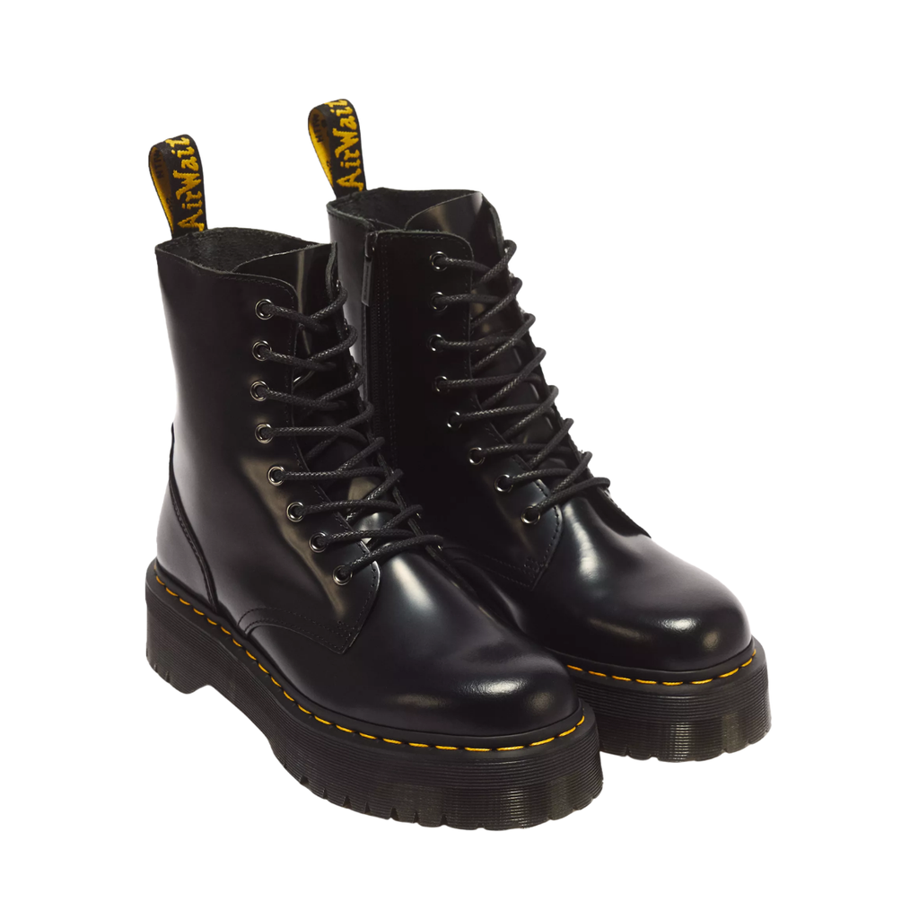 Dr Marten Jadon Boot Smooth Leather Platforms Black
