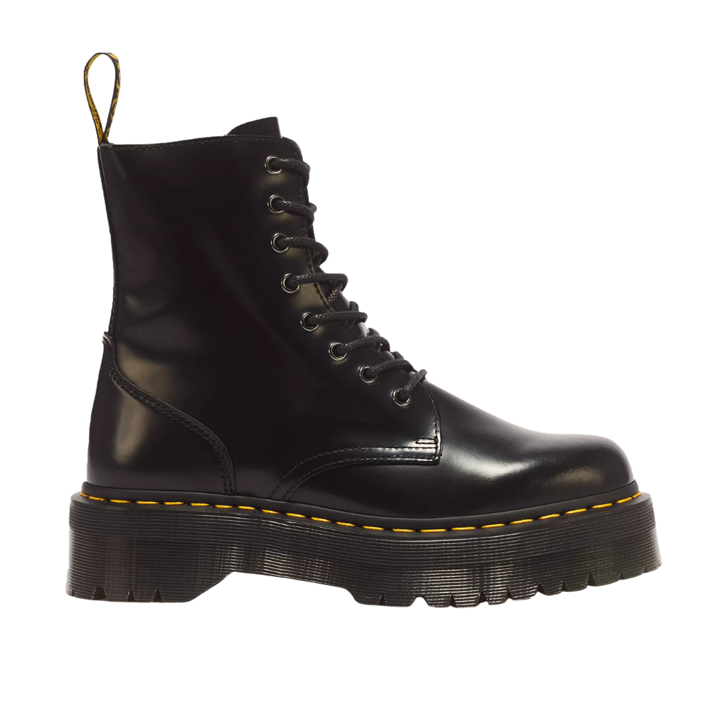 Dr Marten Jadon Boot Smooth Leather Platforms Black