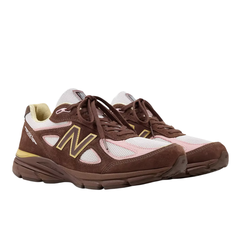 New Balance 990v4 MiUSA Pumpernickel Pink Chalk