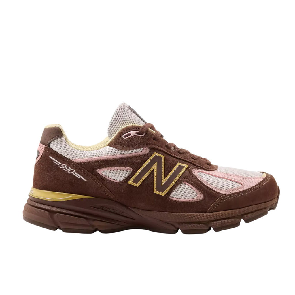New Balance 990v4 MiUSA Pumpernickel Pink Chalk