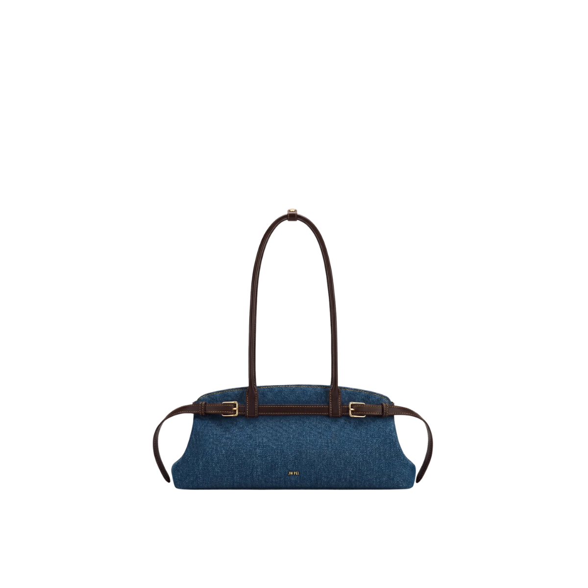 Jw Pei Arden Belt Detail East West Shoulder Bag Black